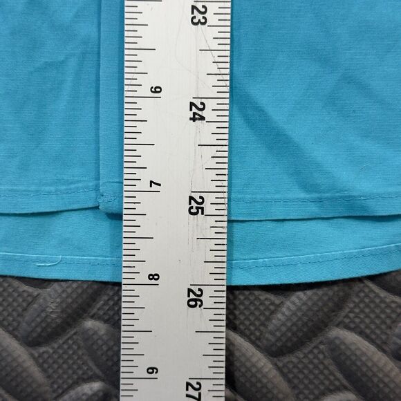 Express 1MX Dress Shirt Mens Small Blue Fitted Collared Button Down Wrinkle Free - Picture 5 of 6